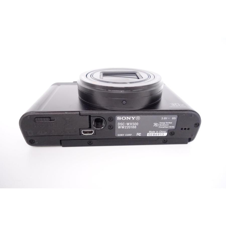 極上品】SONY デジタルカメラ DSC-WX500 ブラック / 元箱・付属品付 