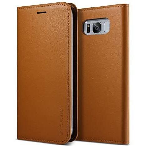 VRS Galaxy S8 Plus 対応 ケース 手帳型 本革 Genuine Leather Diary ハンドメイド レザー マグネットなし