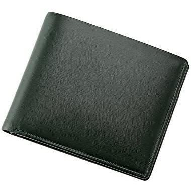 キプリス二つ折り財布（カード札入）ボックスカーフ 〜ポトフィール〜 4412 (グリーン)