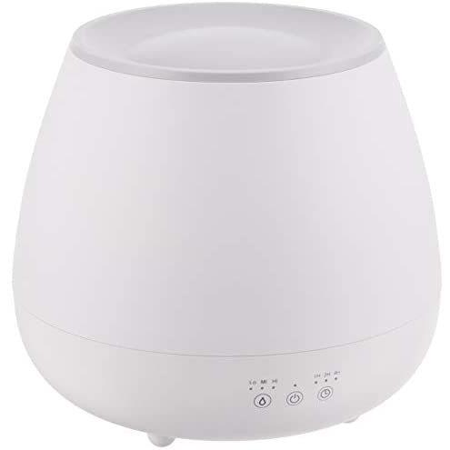 [山善] 超音波式 加湿器 (最大加湿量 300ml/h) (タンク容量 3L) (木造約5畳 / プレハブ約8畳) (ホワイト 木造 5 畳)