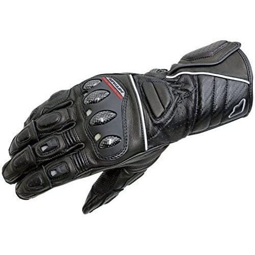 hit-air(無限電光) Glove R3 オールレザーレーシンググローブ ブラック LR3 (ブラック L)