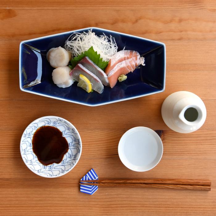 波佐見焼 食器 ナチュラル69 Natural69 豆皿 小皿 釣りよか 芸能人 おしゃれ 和食器 かわいい 藍 平皿 白 軽い 軽量 藍染 モダン プレート アルパカ バク 712 カザリス食器店 通販 Yahoo ショッピング