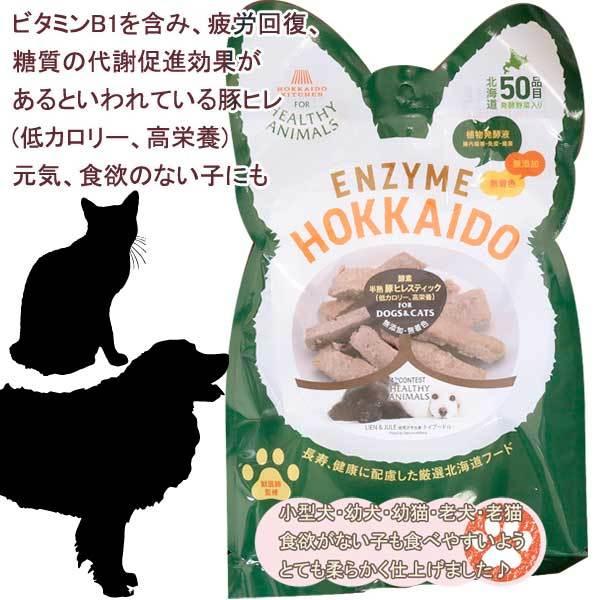 5袋までポスト投函(送料変更有)犬 猫 おやつ 半熟豚ヒレスティック 老犬 老猫 やわらかいおやつ 無添加 国産 たもぎ茸配合 植物発酵酵素 獣医師監修｜kazariyakomachi