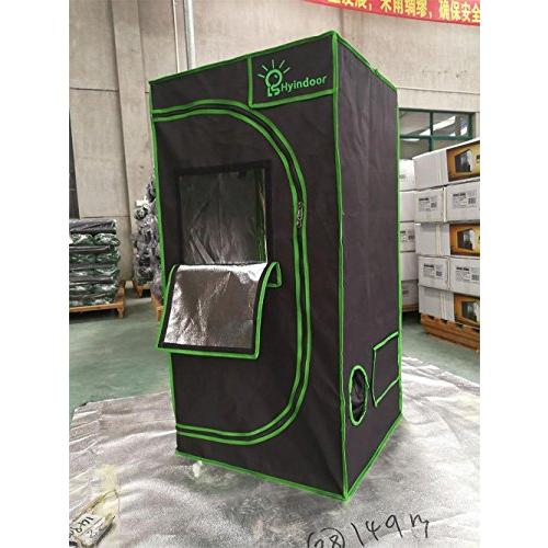 2021新発Hyindoor 60*60*120 室内水耕栽培 安全遮光なグロウテント