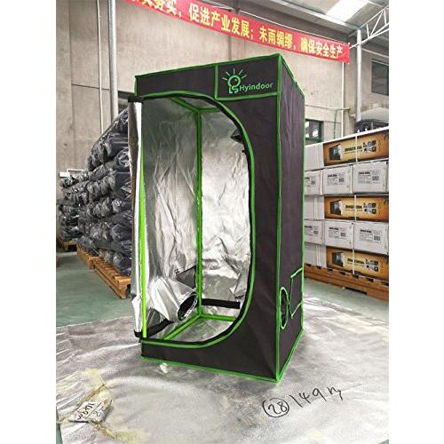 2021新発Hyindoor 60*60*120 室内水耕栽培 安全遮光なグロウテント