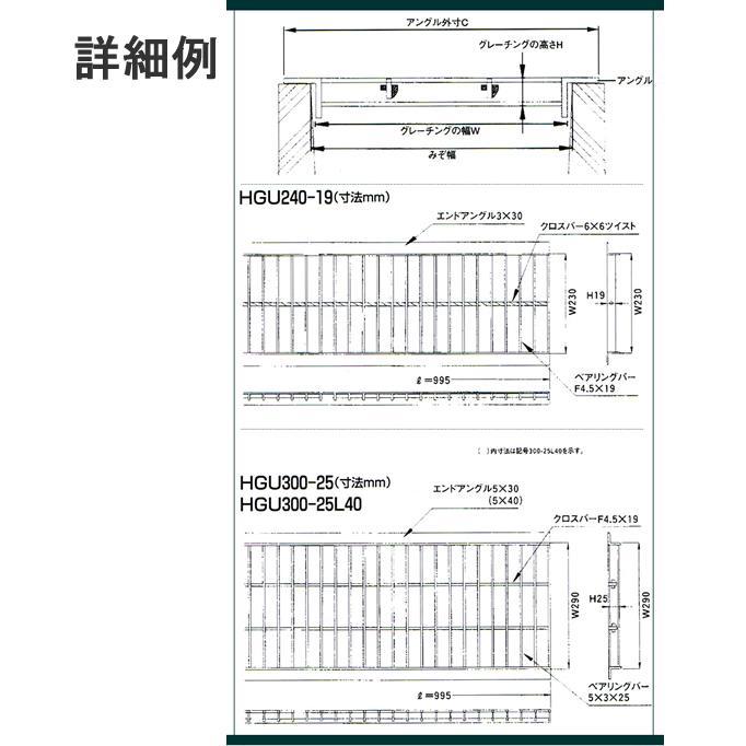 グレーチング 600 U字溝用グレーチング みぞ幅 600mm 乗用車(長 グレーチング 600 U字溝用グレーチング みぞ幅 600mm 乗用車(長