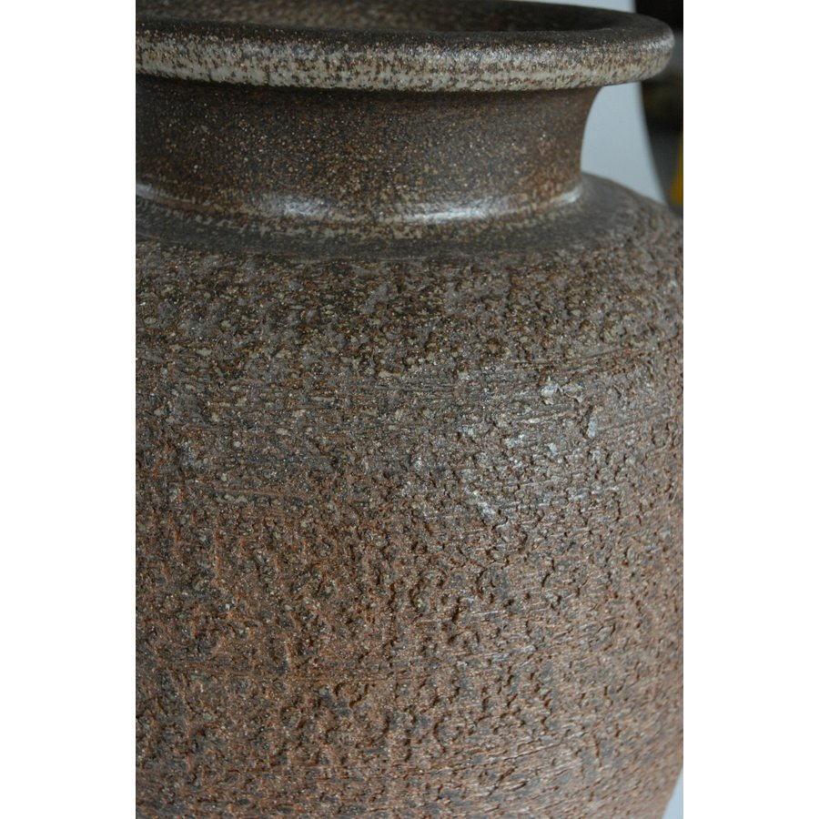 割引半額 窯肌松皮壺型花瓶 20号 （信楽焼・花瓶・花入れ・花器・壺