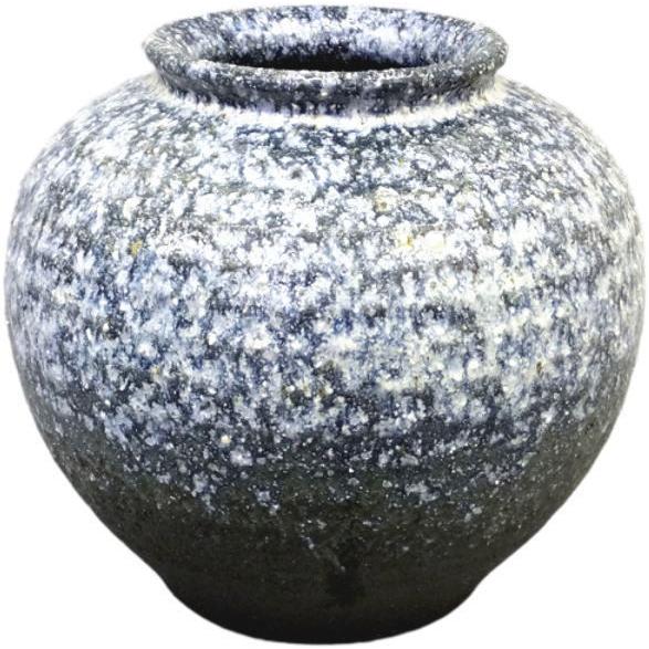 公式正規販売店 白窯変丸花瓶 8号 信楽焼 花瓶 花入れ 花器 壺 壷 水盤 アウトレット 木更津 Thomazdigital Me