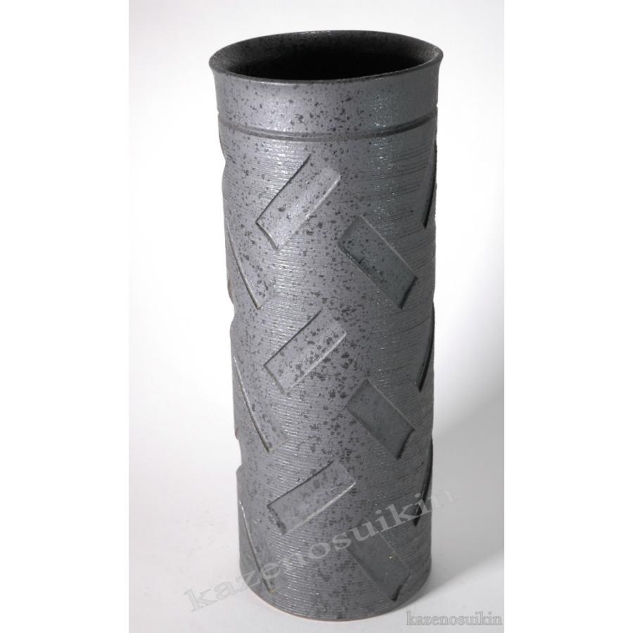 レクタングル傘立 （信楽焼き・陶器・傘立・梅雨・玄関・収納・B036-09