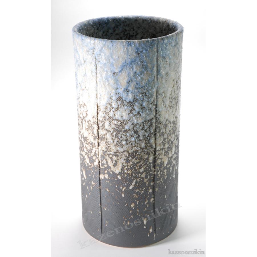 草花紋傘立　（信楽焼き・陶器・傘立て・梅雨・雨・玄関・収納・B037-11） 白マット透し彫扇型傘立 （信楽焼き・陶器・傘立て・梅雨・雨・玄関