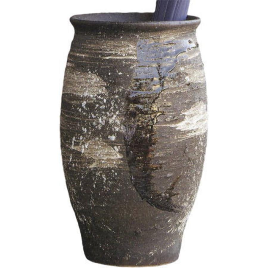 信楽焼　傘立て　刷毛目傘立 楽天市場】傘立て 陶器 信楽焼 刷毛目 傘立 開店祝い 新築祝い