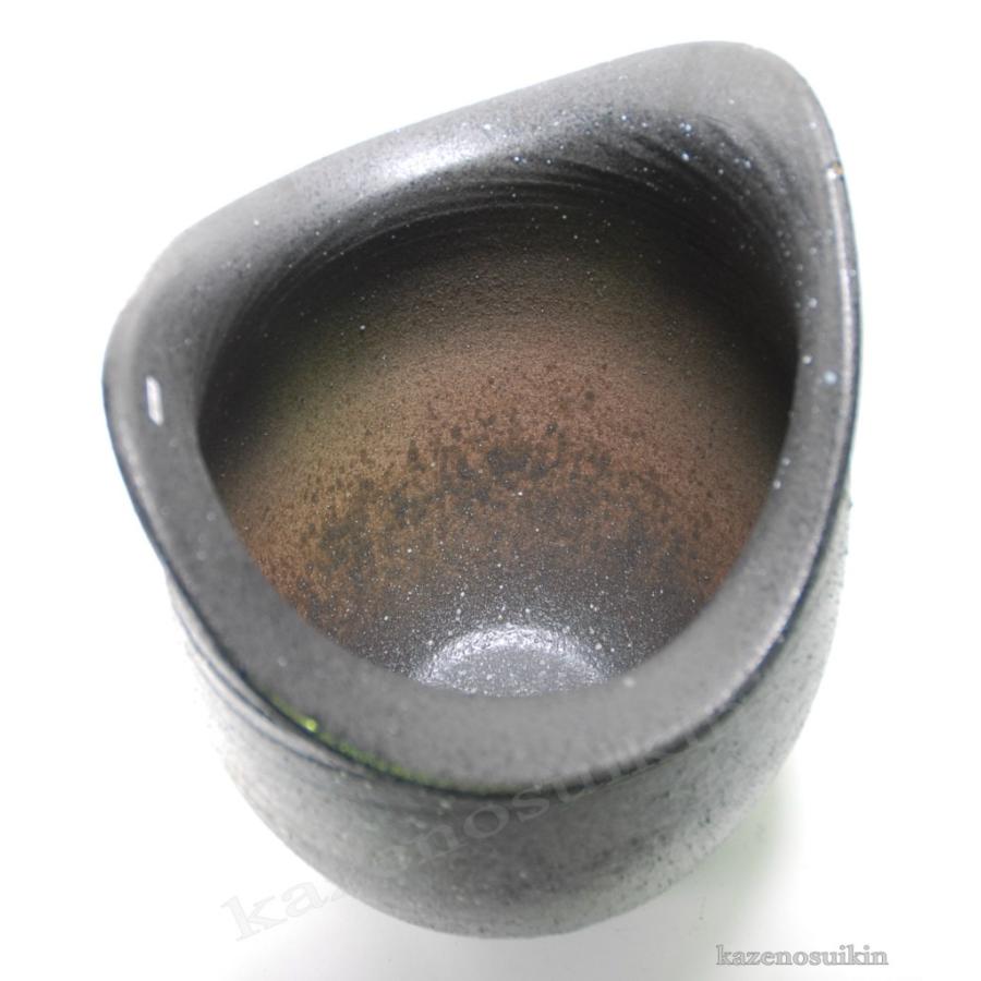 古信楽三彩たわみ傘立 （信楽焼き・陶器・傘立・梅雨・玄関・収納