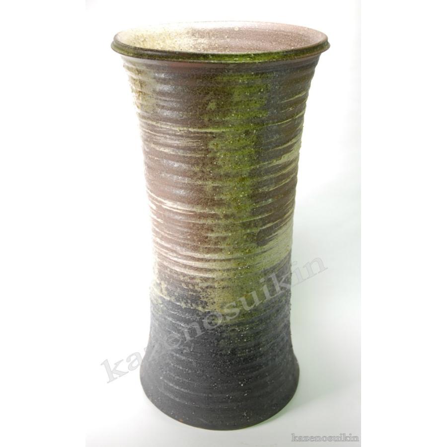 古陶窯変鼓型傘立 （信楽焼き・陶器・傘立・梅雨・玄関・収納