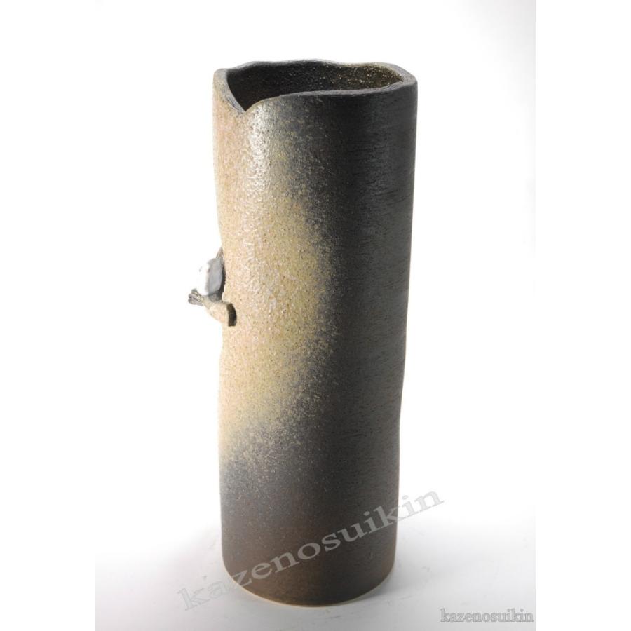 枝のりふくろう長傘立 （信楽焼き・陶器・傘立・梅雨・玄関・収納・B046-07）_1