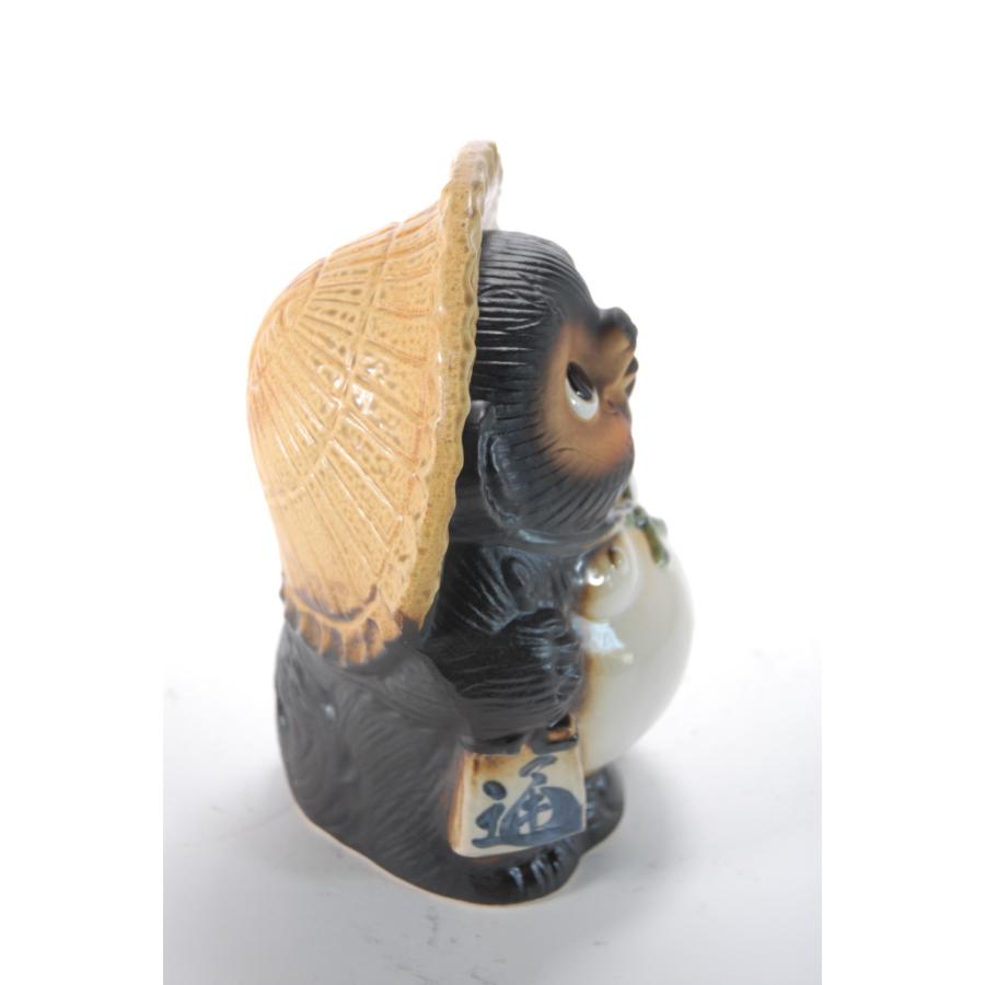 福狸 7号（信楽焼 陶器 たぬき タヌキ 置物 B083-09） : 風の水琴工房