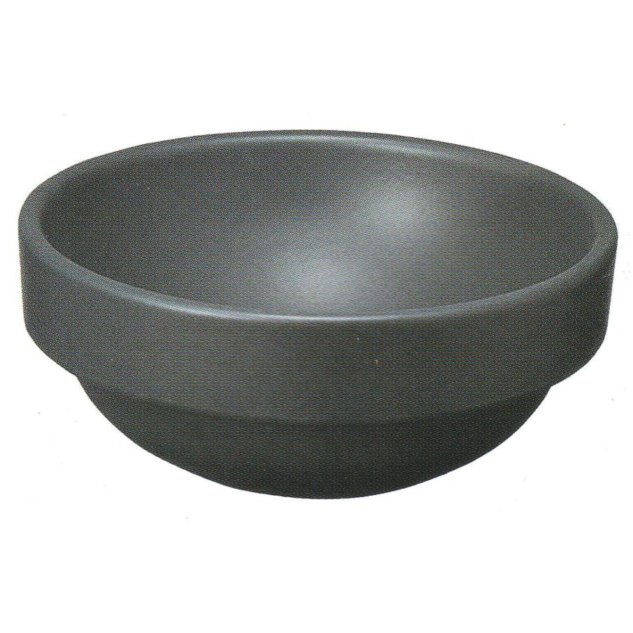 信楽焼陶器 黒マット手洗鉢 埋込 黒マット釉 径27cm