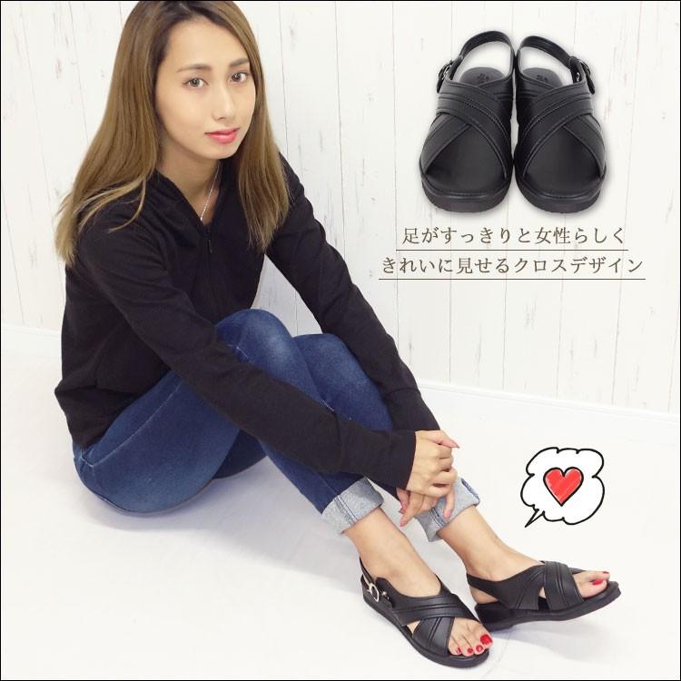 サンダル レディース ヒール 歩きやすい 軽量 レザー 軽い ブラック 黒 ビジネス 仕事用 オフィス 職場 介護 静音 快適 脱ぎやすい ナース サンダル 白 ピンク Shoes 007 かじなるストア 通販 Yahoo ショッピング