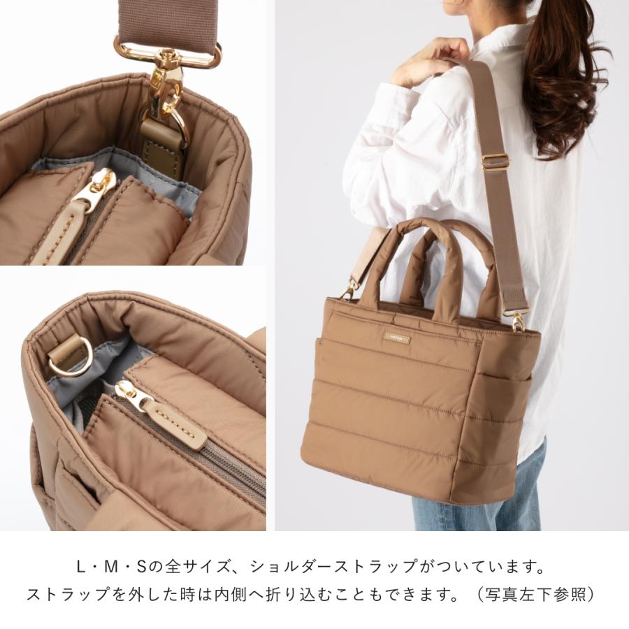 Y-STYLE 魔法の収納 ボンディングトート ( Mサイズ ) 軽量 軽いトートバッグ ミニトート 鞄 バッグ 2WAY やわらかい ふわもこ ダウン キルティング | YーStyle | 15