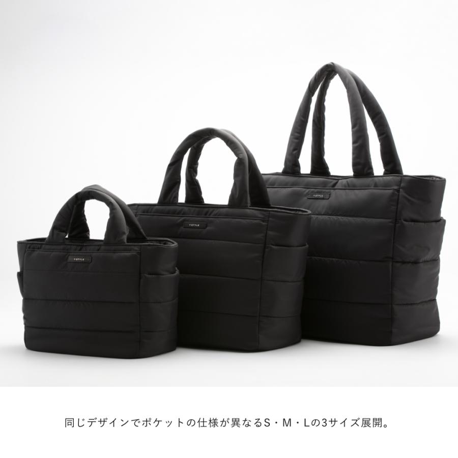 Y-STYLE 魔法の収納 ボンディングトート ( Mサイズ ) 軽量 軽いトートバッグ ミニトート 鞄 バッグ 2WAY やわらかい ふわもこ ダウン キルティング | YーStyle | 21