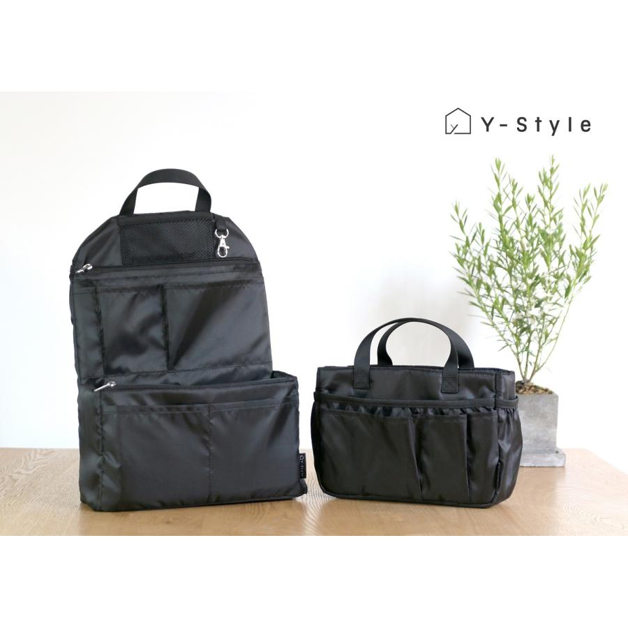 Y Style 収納力がすごい バッグインリュック 全15ポケット 軽い 自立 大容量 折れない ノートpc 保冷ポケット クッション素材 整理収納アドバイザー監修 Binr001 かぞく収納ヤフーショップ 通販 Yahoo ショッピング