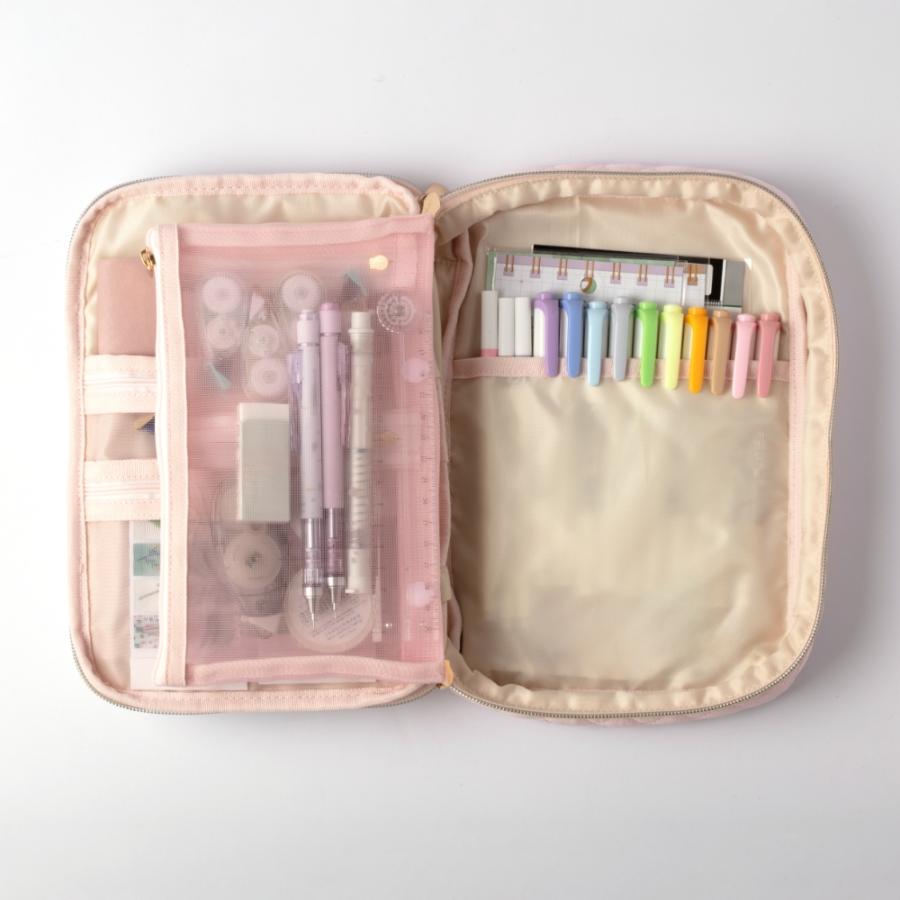 Y-Style 文房具を持ち運ぶ手帳ケース 立つ 文具 文房具 筆箱 ふでばこ ペンケース 収納 複数持ち 2冊持ち かわいい おしゃれ たくさん入る | YーStyle | 09