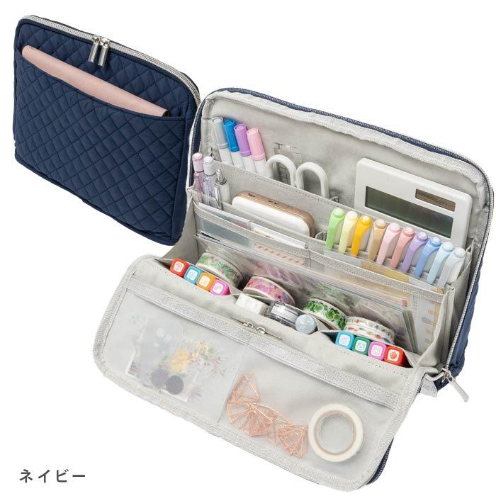 Y-Style 手帳が入るペンケースL 全13ポケット 立つ 文具 文房具 筆箱 ふでばこ 収納 かわいい おしゃれ たくさん入る | YーStyle | 15