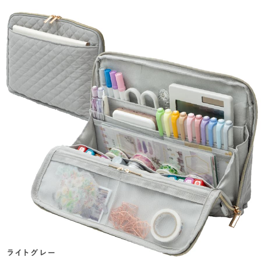 筆箱 ペンポーチ セット売り 女の子 13個まとめ売り YーStyle Y-Style 手帳が入るペンケースL 全13ポケット 立つ 文具