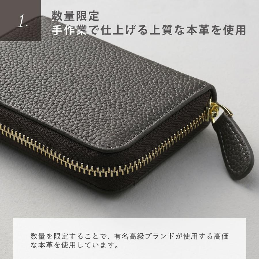 YーStyle Y-STYLE 魔法の収納 ミニ財布 本革 折り財布 大容量