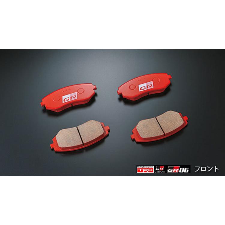 ZN6 ZC6 86 BRZ TRDブレーキローター パッドセット TRD TOYOTA 86 (ハチロク) ZN6 用 ブレーキパッドセット フロント用