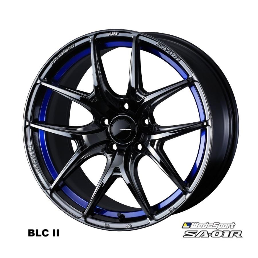 WEDS（ウェッズ） 【1本】WedsSport SA-01R 18×7.5J +45 5/114.3 BLC