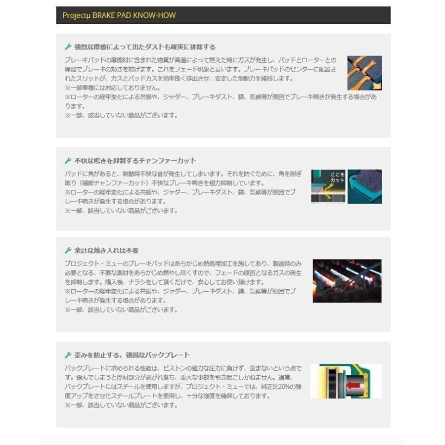 プロジェクトμ [前後1台分set] スイフトスポーツ ZC32S, ZC33S用