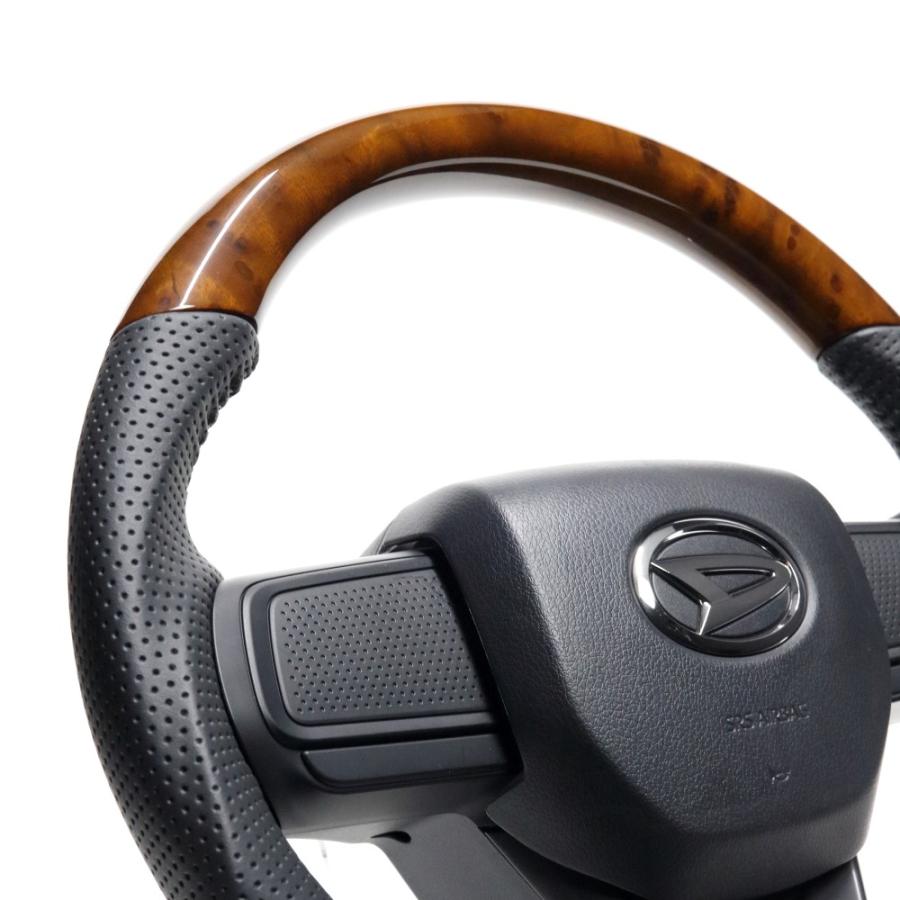 DAIHATSU ムーヴ キャンバス LA850S, LA860S用 レアル ステアリング