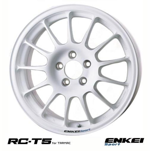 ENKEI (エンケイ) 15インチ all one ホワイト ENKEI 【 Sports RC-T5 for TARMAC 】 15インチ 7.0J 5H-114.3 +