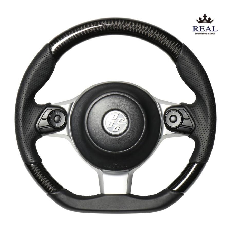REAL ステアリング GR86 (ZN8) GR-BKC-BK 新品 未開封 TOYOTA GR86 (GRハチロク) / ZN8 用 レアル ステアリング オリジナル