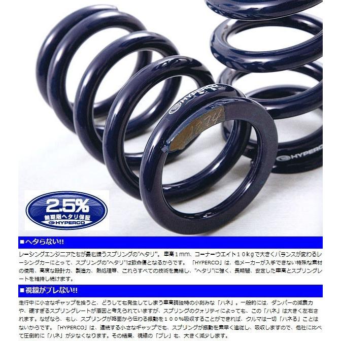 TRD 【 ハイパコ 直巻スプリング 】 2本1セット ID60mm 6inch 350