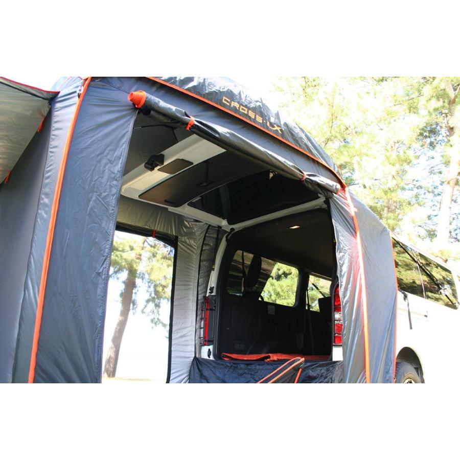 ☆未使用級　CROSS-LX カープラス リビング　ポップ　アップテント CROSS-LX】 カー + リビング ポップアップテント #クルマに連結