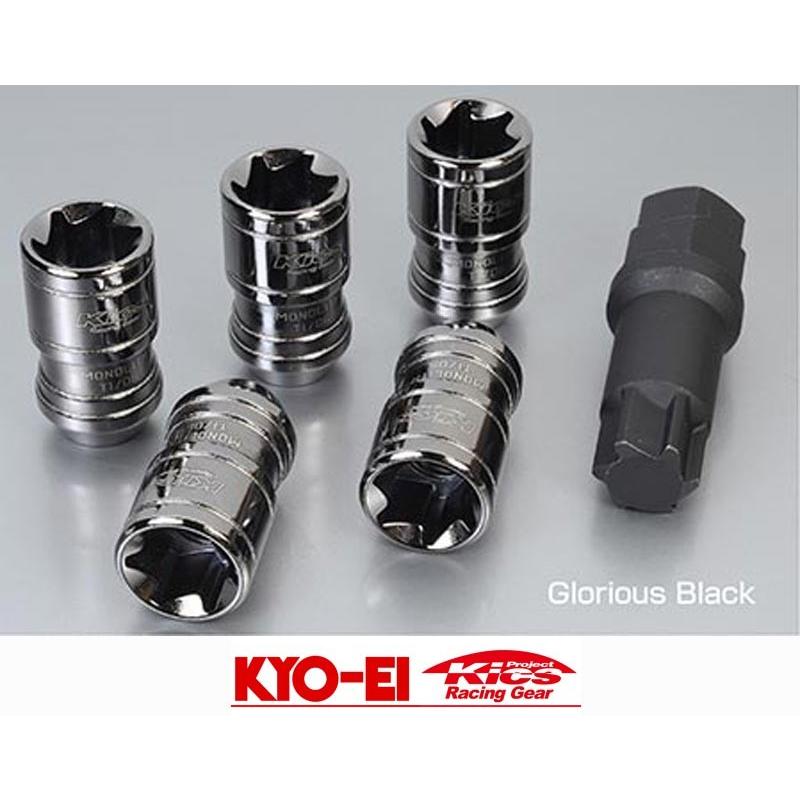 M12×P1.25 (グロリアスブラック) 20個セット 】 キョウエイ キックス 