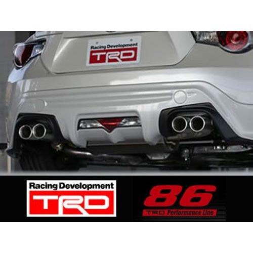 トヨタ86 zn6 前期TRD ハイレスポンスマフラー TRD 【 TOYOTA 86 (ハチロク) ZN6 / FA20 前期型用 】 TRD