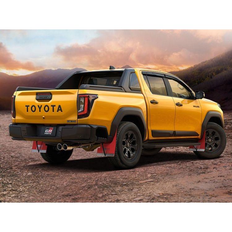TRD TOYOTA HILUX ハイラックス GUN226 用 GRマッドフラップ (レッド