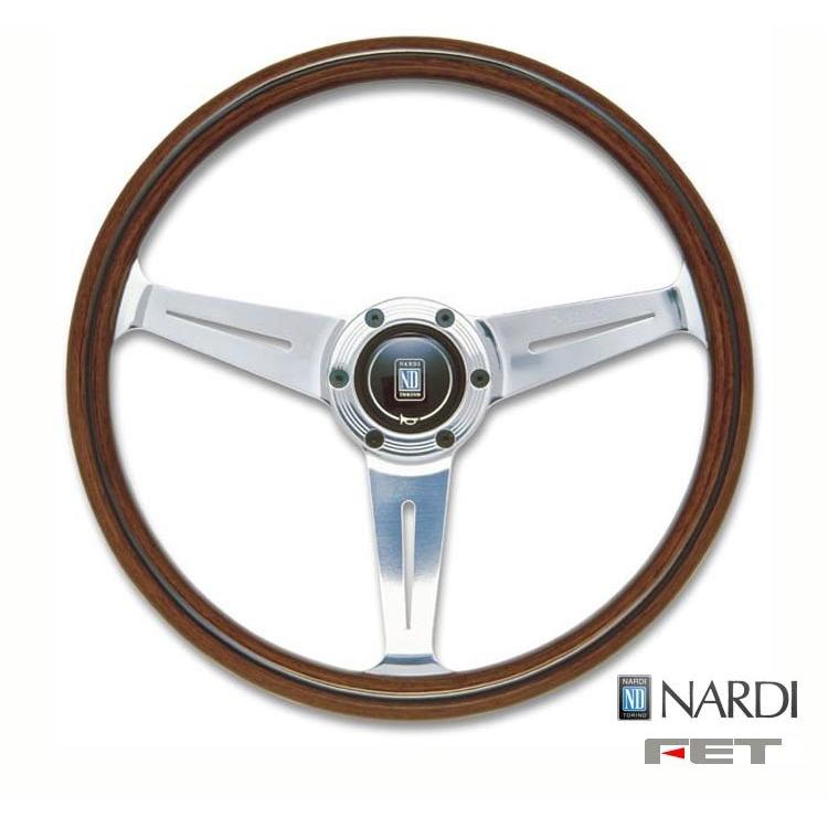 [ FET NARDI CLASSIC WOOD 36φ ] 360mm Viteウッド＆ポリッシスポーク　品番： N161 (FET 正規品 ナルディ クラシック ウッド)