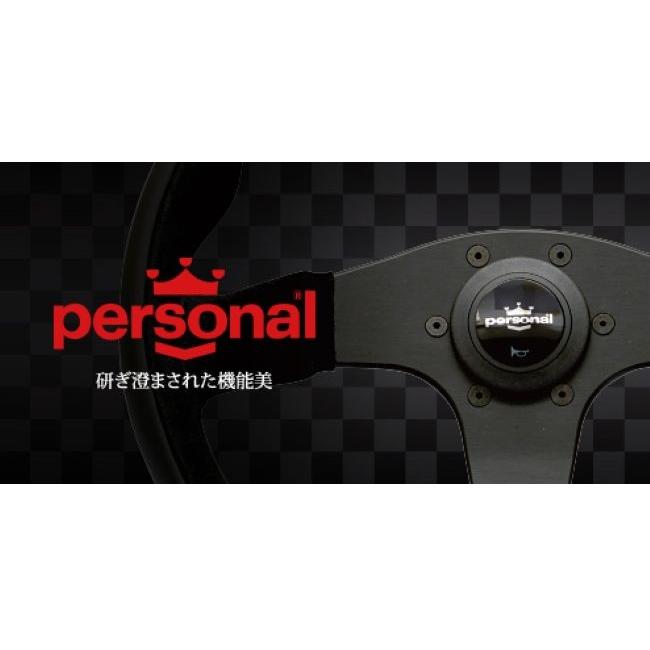 NARDI NARDI personal POLE POSITION 350mm (ブラックレザー/ブラック