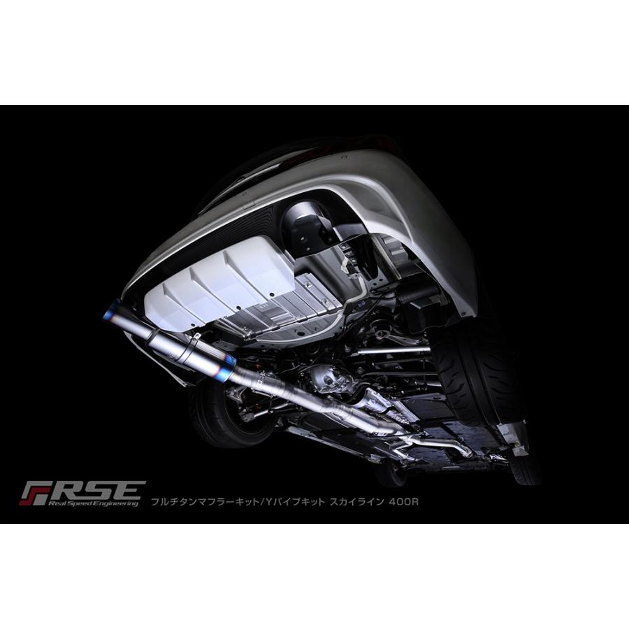 東名パワード フルチタン rv37スカイライン 400R/GT/RV37/V37 スカイライン RV37 / VR30DDTT (400R GT)用 リアルスピード