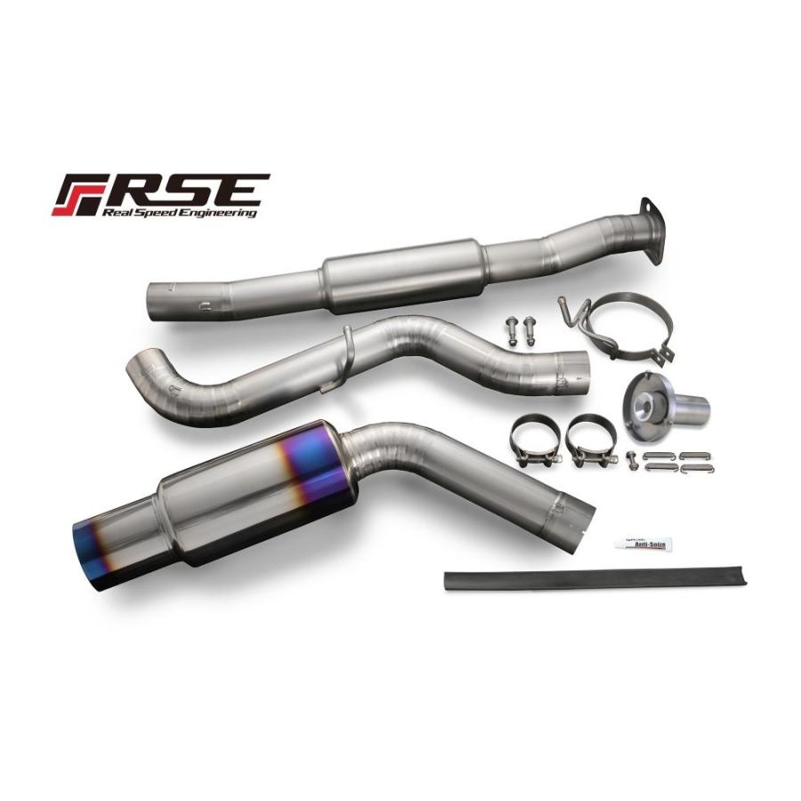 RSE チタン マフラー GRB GRF インプレッサ 個人宅発送OK] インプレッサ WRX GRB, GRF / EJ20用 リアルスピード