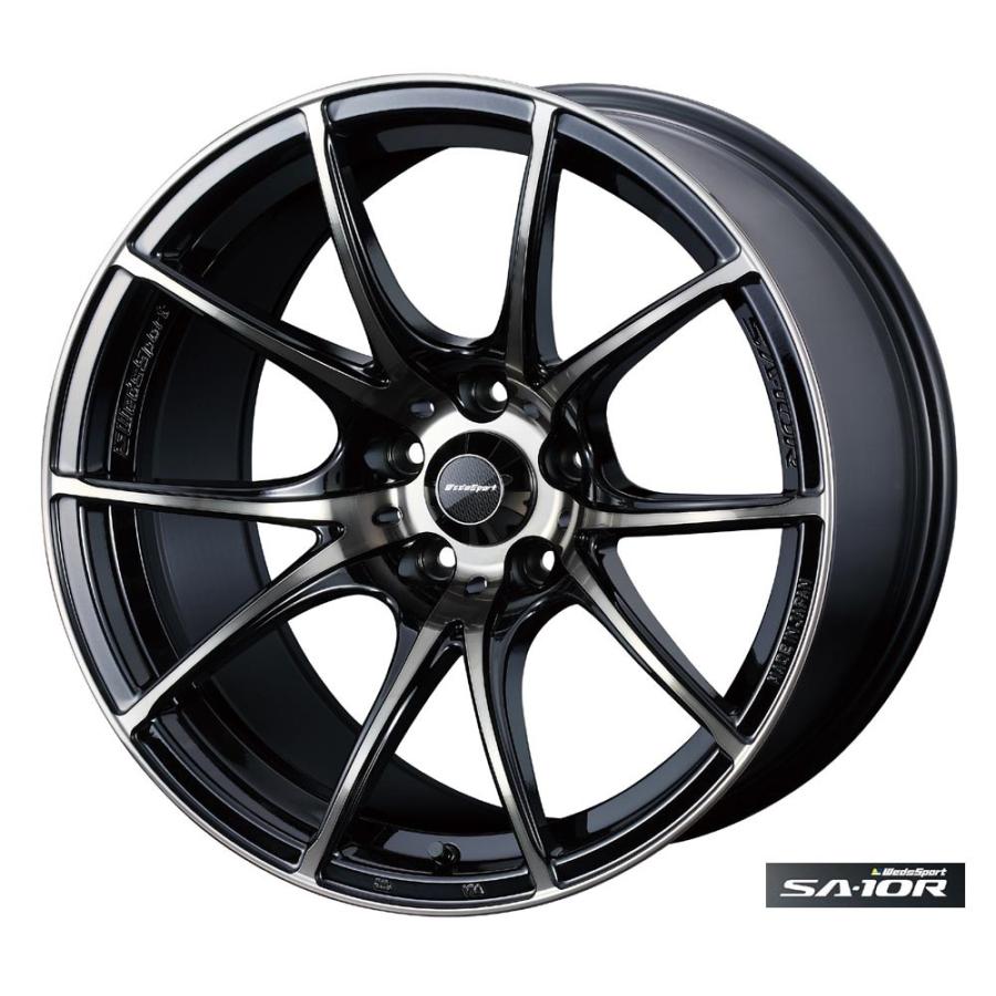 ウェッズ スポーツ SA-10R 】 18inch 10.5j +12 5H / 114.3 ZBB CODE 