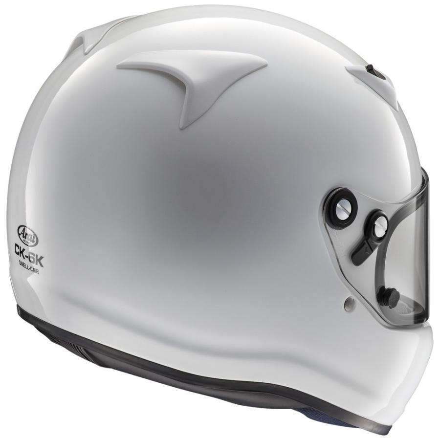 【 サイズ 57-58cm (M) 】 アライ ヘルメット CK-6K　国際ジュニアカート向けモータースポーツ用 FIA CMS2016規格ヘルメット (Arai 正規品 HELMET)｜kazoon｜02