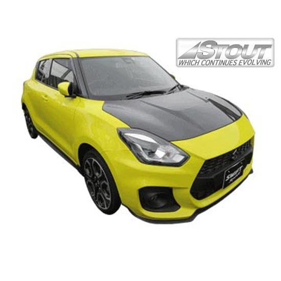 スイフト スポーツ ZC33S 用 】 STOUT エアロボンネット Type-S (綾