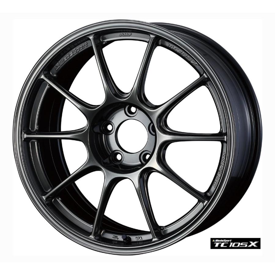 TC105X シバタイヤ付き 1本② WEDS（ウェッズ） 【 ウェッズ スポーツ TC 105X 】 Weds SportsTC