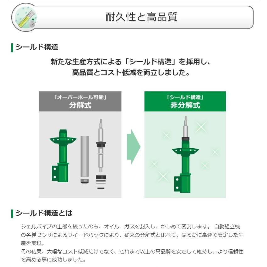 フィット ハイブリッド　GP4 (FF車)用 TEIN Endura Pro PLUS 減衰力調整式 純正交換タイプ ショックアブソーバー 1台分セット VSB80-B1DS2 (テイン 4本set)｜kazoon｜04