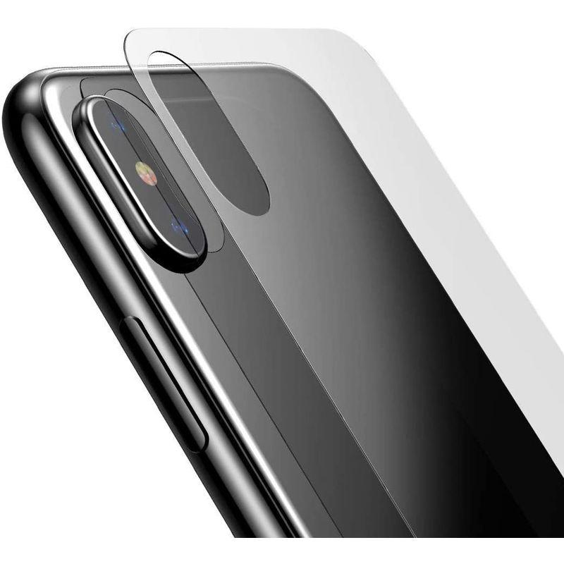 2枚セット対応iPhoneX Xs 背面 保護ガラスフィルム iPhone X Phone Xs 背面 強化ガラス 液晶保護フィルム 自動吸｜kazucompany｜02