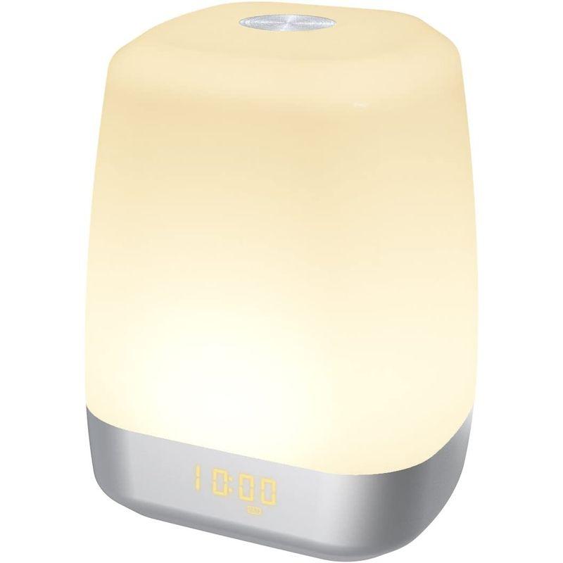 ANMII L1?Pro（光＋音）進級版 テーブルランプ ベッドサイドランプ LED ランプ 目覚まし時計 Wake Upライト 暖色系 無 - 7